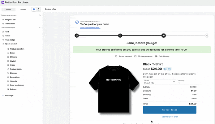 Smart product matching drag-and-drop demo